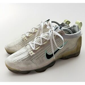 Nike Air VaporMax Flyknit 2021 Mismatched Swoosh Sneakers DQ7633-100 Mens 11